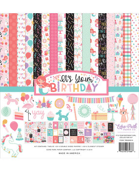 Echo Park It's Your Birthday Girl 12x12 Inch Collection Kit (TBG200016) Echo Park It's Your Birthday Girl 12x12 Inch Collection Kit (TBG200016)
