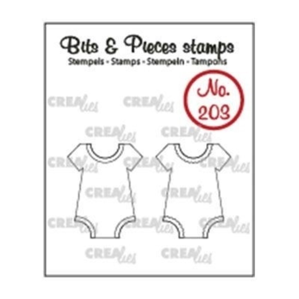Crealies Bits & Pieces Romper Clear Stamp (CLBP203)