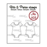 Crealies Bits & Pieces Romper Clear Stamp (CLBP203)