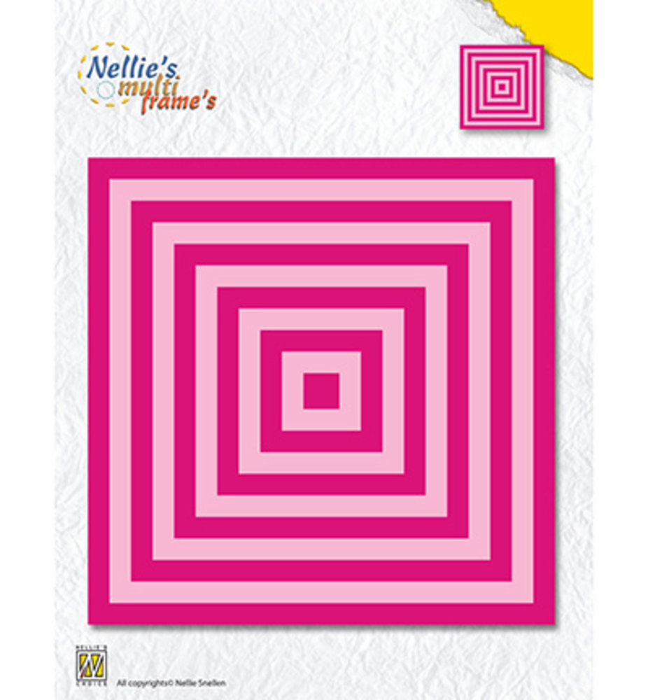 Nellie Snellen Multi Frame Square Straight Corners (MFD119) Nellie Snellen Multi Frame Square Straight Corners (MFD119)