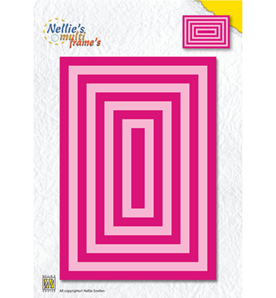 Nellie Snellen Multi Frame Rectangle Straight Corners (MFD120)