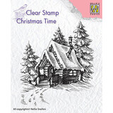 Nellie Snellen Snowy House 2 Clear Stamp (CT022)