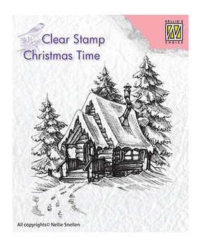 Nellie Snellen Snowy House 2 Clear Stamp (CT022) Nellie Snellen Snowy House 2 Clear Stamp (CT022)