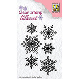 Nellie Snellen Snowflakes Clear Stamp (SIL039)
