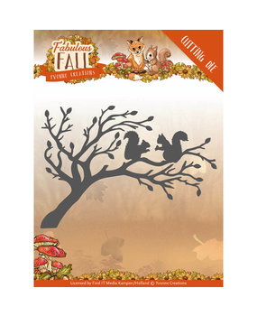 Yvonne Creations Fabulous Fall Squirrels Die (YCD10148) Yvonne Creations Fabulous Fall Squirrels Die (YCD10148)