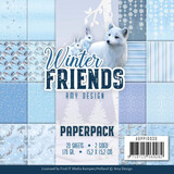 Amy Design Winter Friends 6x6 Inch Paper Pack (ADPP10030)