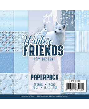Amy Design Winter Friends 6x6 Inch Paper Pack (ADPP10030) Amy Design Winter Friends 6x6 Inch Paper Pack (ADPP10030)