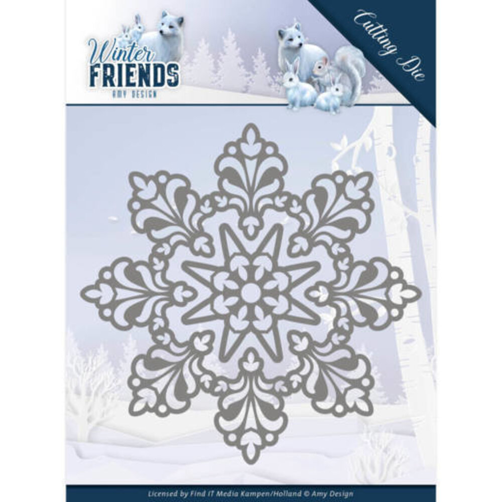 Amy Design  Winter Friends Snow Crystal Die (ADD10191) Amy Design  Winter Friends Snow Crystal Die (ADD10191)