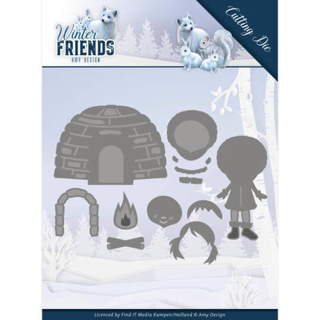 Amy Design  Winter Friends Eskimo Die (ADD10193) Amy Design  Winter Friends Eskimo Die (ADD10193)