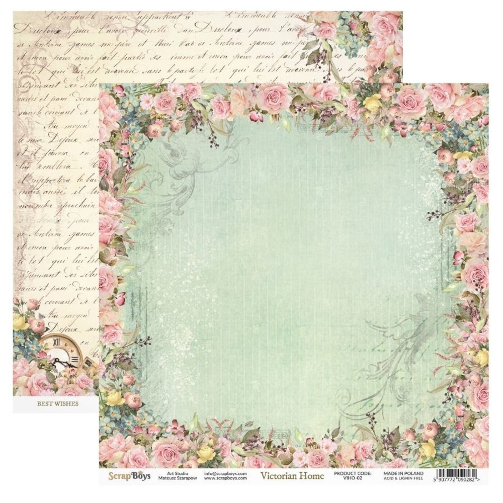 ScrapBoys Victorian Home 12x12 Inch Paper Set (VIHO-08) ScrapBoys Victorian Home 12x12 Inch Paper Set (VIHO-08)