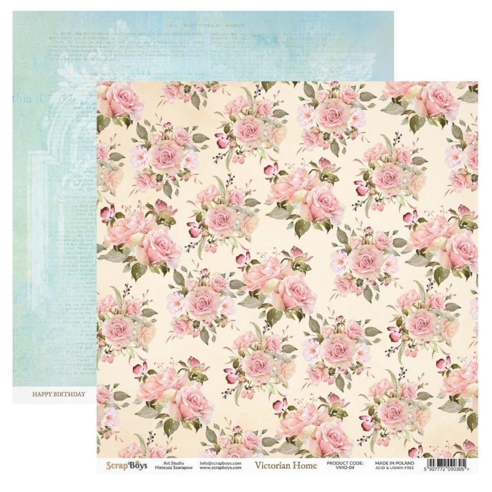 ScrapBoys Victorian Home 12x12 Inch Paper Set (VIHO-08) ScrapBoys Victorian Home 12x12 Inch Paper Set (VIHO-08)