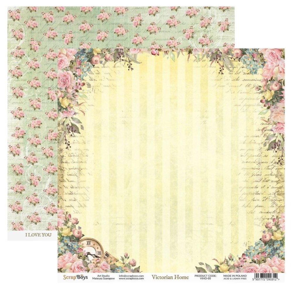 ScrapBoys Victorian Home 12x12 Inch Paper Set (VIHO-08) ScrapBoys Victorian Home 12x12 Inch Paper Set (VIHO-08)