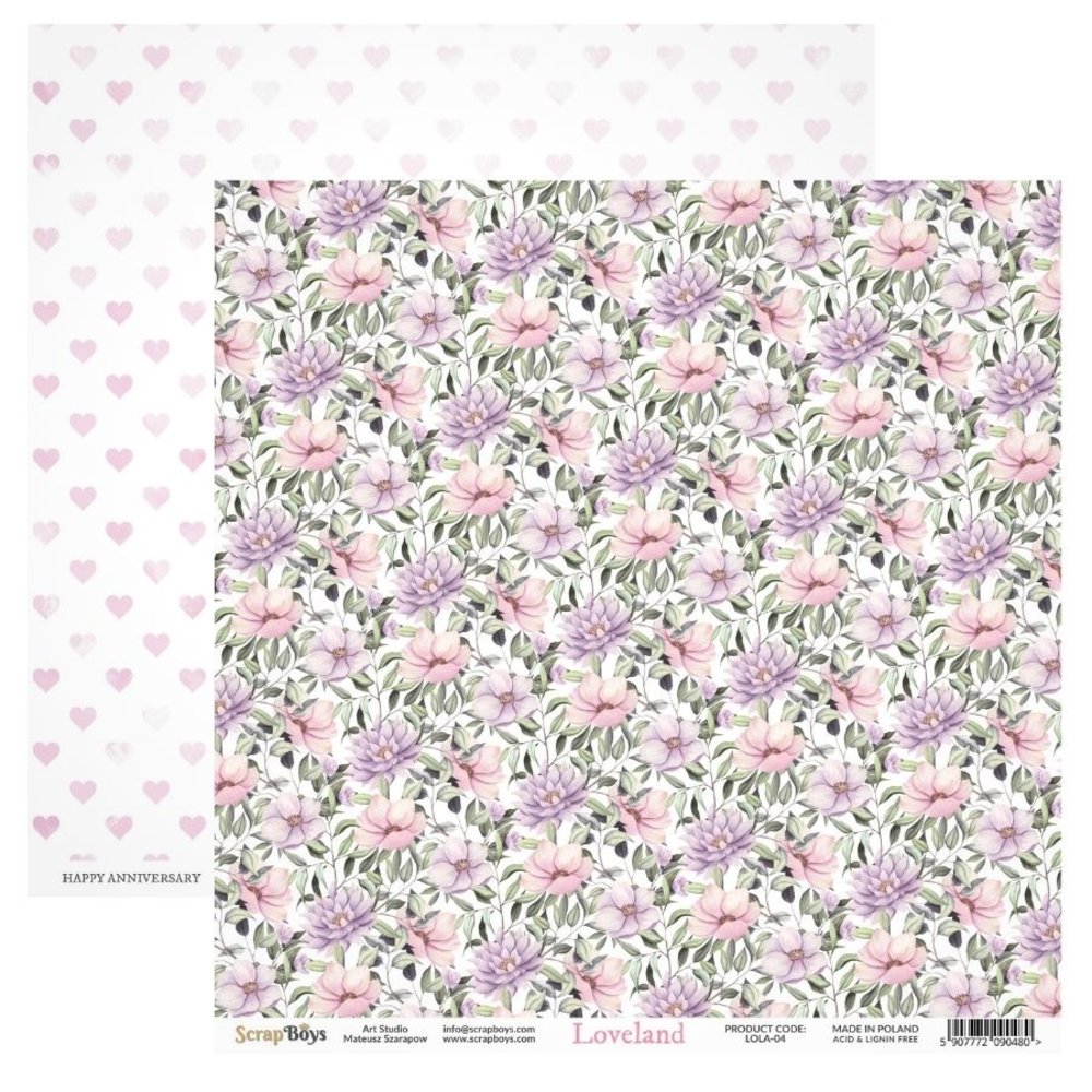 ScrapBoys Loveland 12x12 Inch Paper Set (LOLA-08) ScrapBoys Loveland 12x12 Inch Paper Set (LOLA-08)