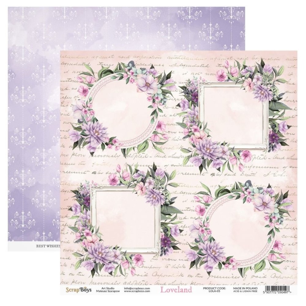 ScrapBoys Loveland 12x12 Inch Paper Set (LOLA-08) ScrapBoys Loveland 12x12 Inch Paper Set (LOLA-08)