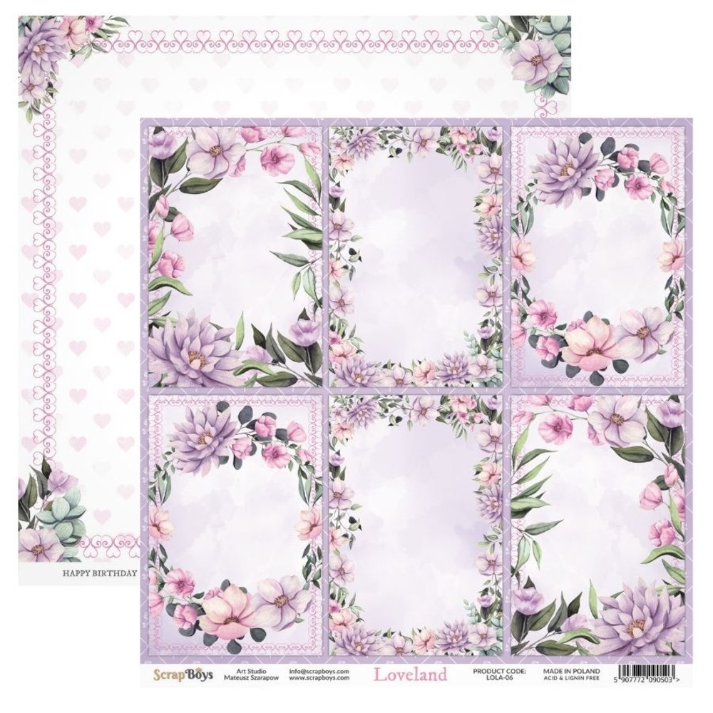 ScrapBoys Loveland 12x12 Inch Paper Set (LOLA-08) ScrapBoys Loveland 12x12 Inch Paper Set (LOLA-08)