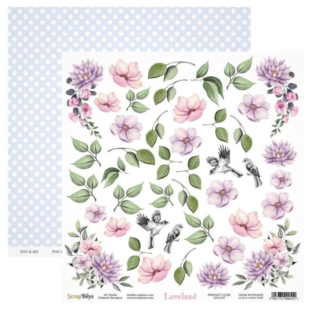 ScrapBoys Loveland 12x12 Inch Paper Set (LOLA-08) ScrapBoys Loveland 12x12 Inch Paper Set (LOLA-08)