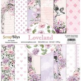 ScrapBoys Loveland 12x12 Inch Paper Set (LOLA-08)