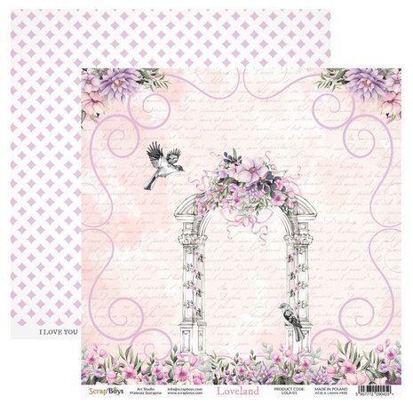 ScrapBoys Loveland 6x6 Inch Paper Pad (LOLA-09) ScrapBoys Loveland 6x6 Inch Paper Pad (LOLA-09)