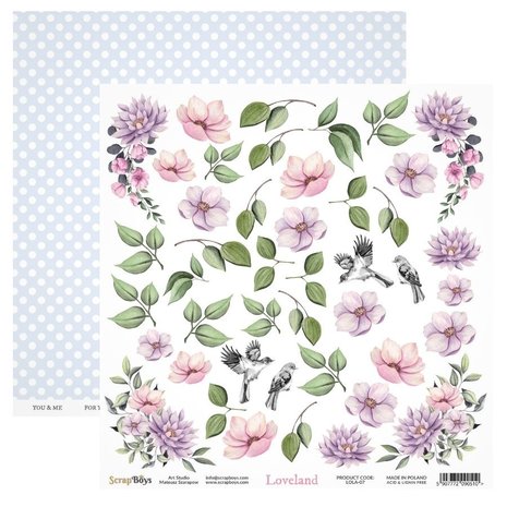 ScrapBoys Loveland 6x6 Inch Paper Pad (LOLA-09) ScrapBoys Loveland 6x6 Inch Paper Pad (LOLA-09)