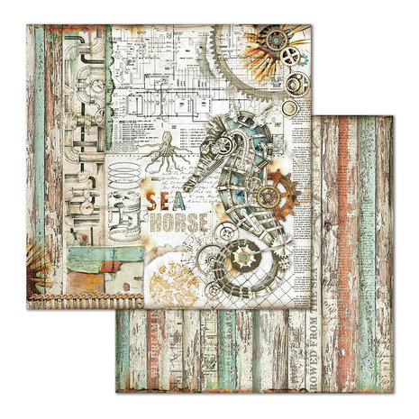 Stamperia Sea World 12x12 Inch Paper Pack (SBBL64) Stamperia Sea World 12x12 Inch Paper Pack (SBBL64)