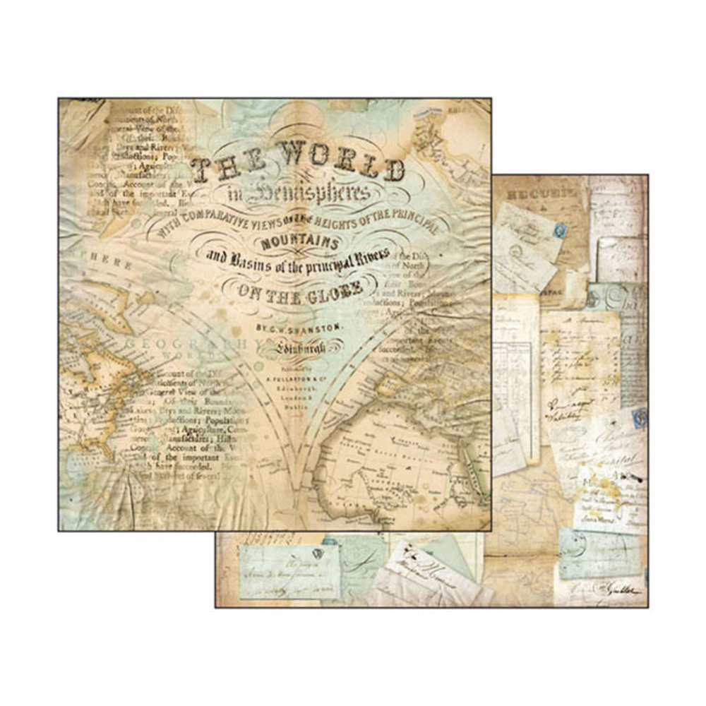 Stamperia Around the World 8x8 Inch Paper Pack (SBBS12) Stamperia Around the World 8x8 Inch Paper Pack (SBBS12)