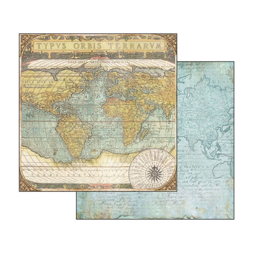 Stamperia Around the World 8x8 Inch Paper Pack (SBBS12) Stamperia Around the World 8x8 Inch Paper Pack (SBBS12)