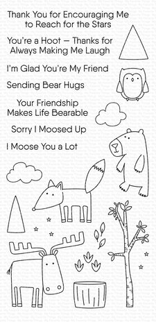 My Favorite Things Bear Hug Bunch Clear Stamps (CS-439)