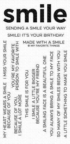 My Favorite Things Smile Maker Clear Stamps (CS-444) My Favorite Things Smile Maker Clear Stamps (CS-444)