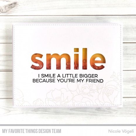 My Favorite Things Smile Maker Clear Stamps (CS-444) My Favorite Things Smile Maker Clear Stamps (CS-444)