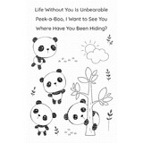 My Favorite Things Panda Pals Clear Stamps (CS-447)