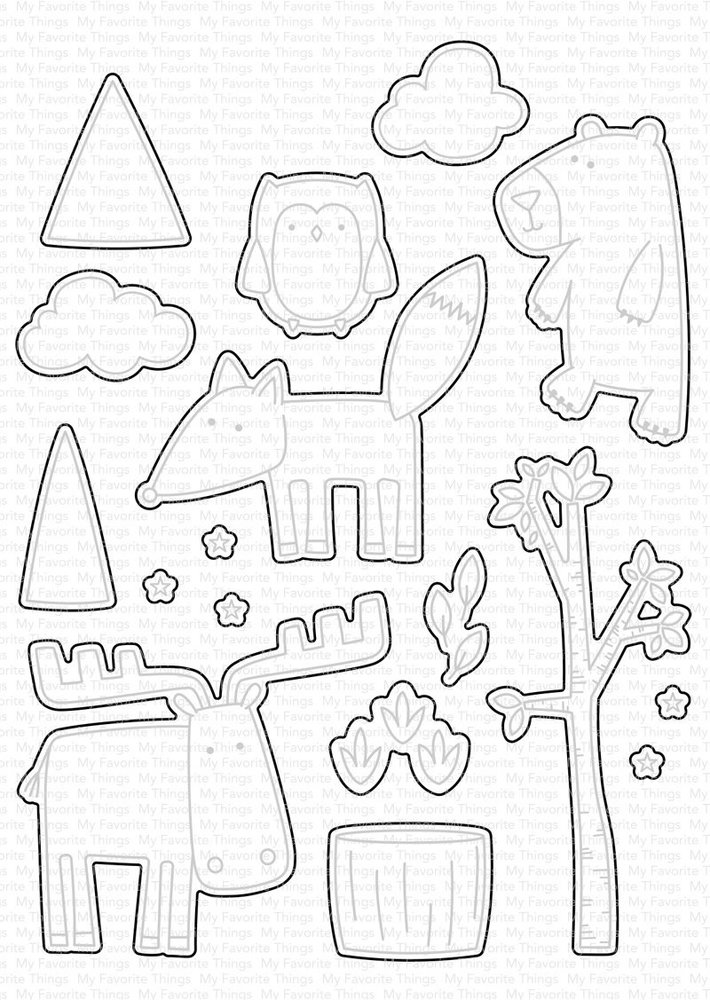 My Favorite Things Die-namics Bear Hug Bunch (MFT-1654) My Favorite Things Die-namics Bear Hug Bunch (MFT-1654)