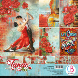 Ciao Bella Papercrafting Tango 12x12 Inch Paper Pad (CBPM029)