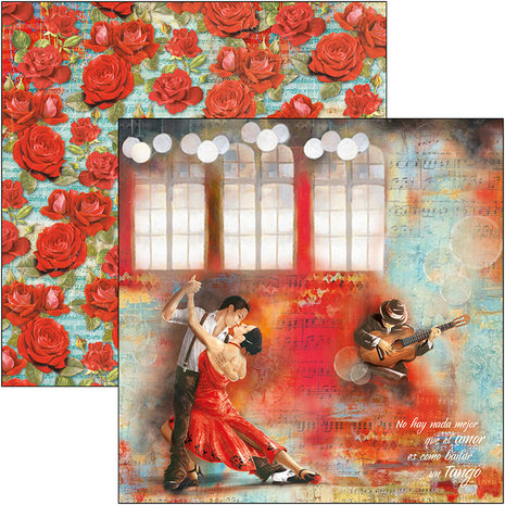 Ciao Bella Papercrafting Tango 12x12 Inch Paper Pad (CBPM029)