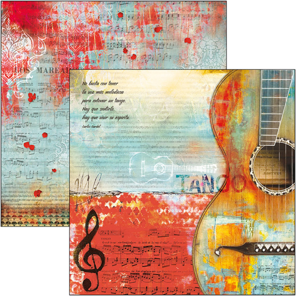 Ciao Bella Papercrafting Tango 12x12 Inch Paper Pad (CBPM029)