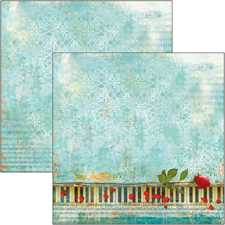 Ciao Bella Papercrafting Tango 12x12 Inch Paper Pad (CBPM029)