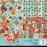Ciao Bella Papercrafting Tango 12x12 Inch Patterns Pad (CBT029)