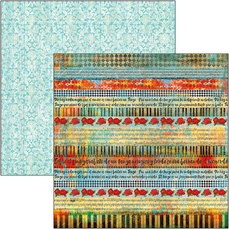 Ciao Bella Papercrafting Tango 12x12 Inch Patterns Pad (CBT029) Ciao Bella Papercrafting Tango 12x12 Inch Patterns Pad (CBT029)