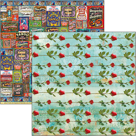 Ciao Bella Papercrafting Tango 12x12 Inch Patterns Pad (CBT029) Ciao Bella Papercrafting Tango 12x12 Inch Patterns Pad (CBT029)