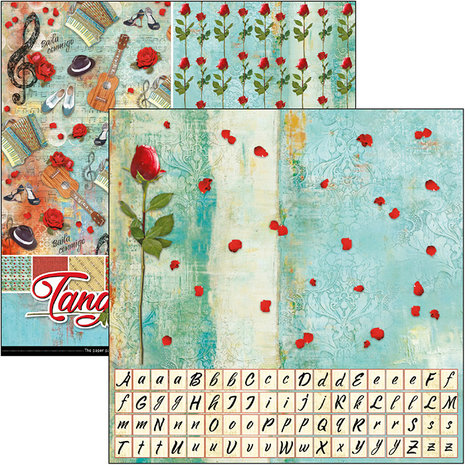 Ciao Bella Papercrafting Tango 12x12 Inch Patterns Pad (CBT029) Ciao Bella Papercrafting Tango 12x12 Inch Patterns Pad (CBT029)