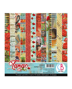Ciao Bella Papercrafting Tango 6x6 Inch Paper Pad (CBQ029)