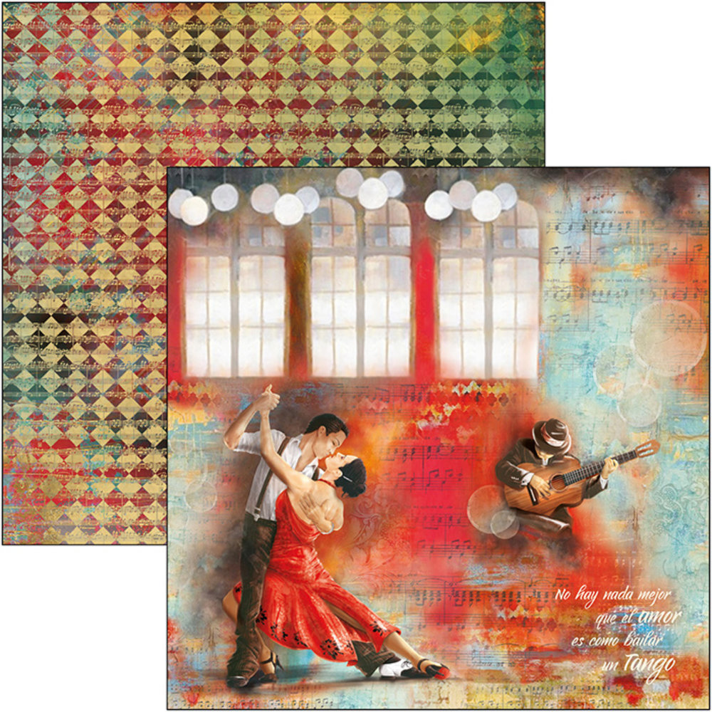 Ciao Bella Papercrafting Tango 6x6 Inch Paper Pad (CBQ029)