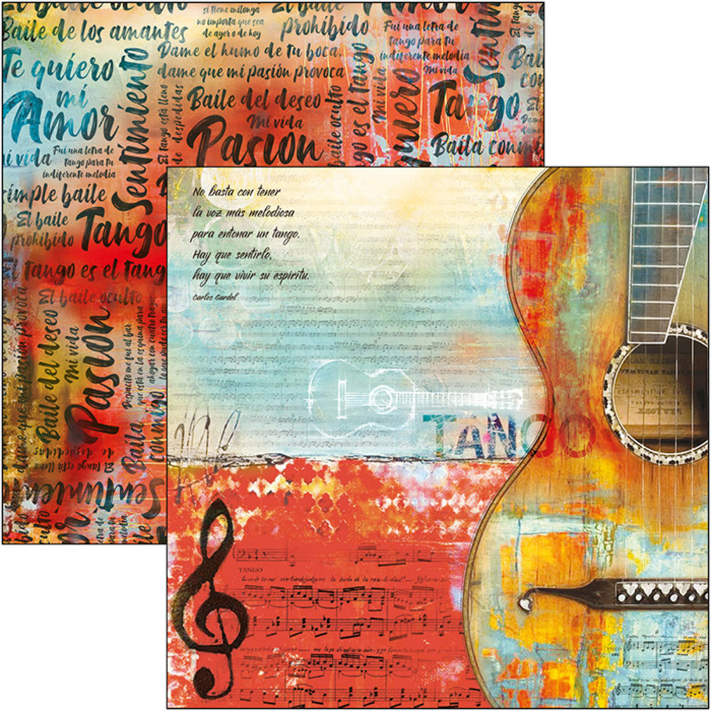 Ciao Bella Papercrafting Tango 6x6 Inch Paper Pad (CBQ029)