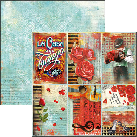 Ciao Bella Papercrafting Tango 6x6 Inch Paper Pad (CBQ029)