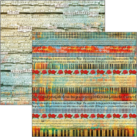 Ciao Bella Papercrafting Tango 6x6 Inch Paper Pad (CBQ029)