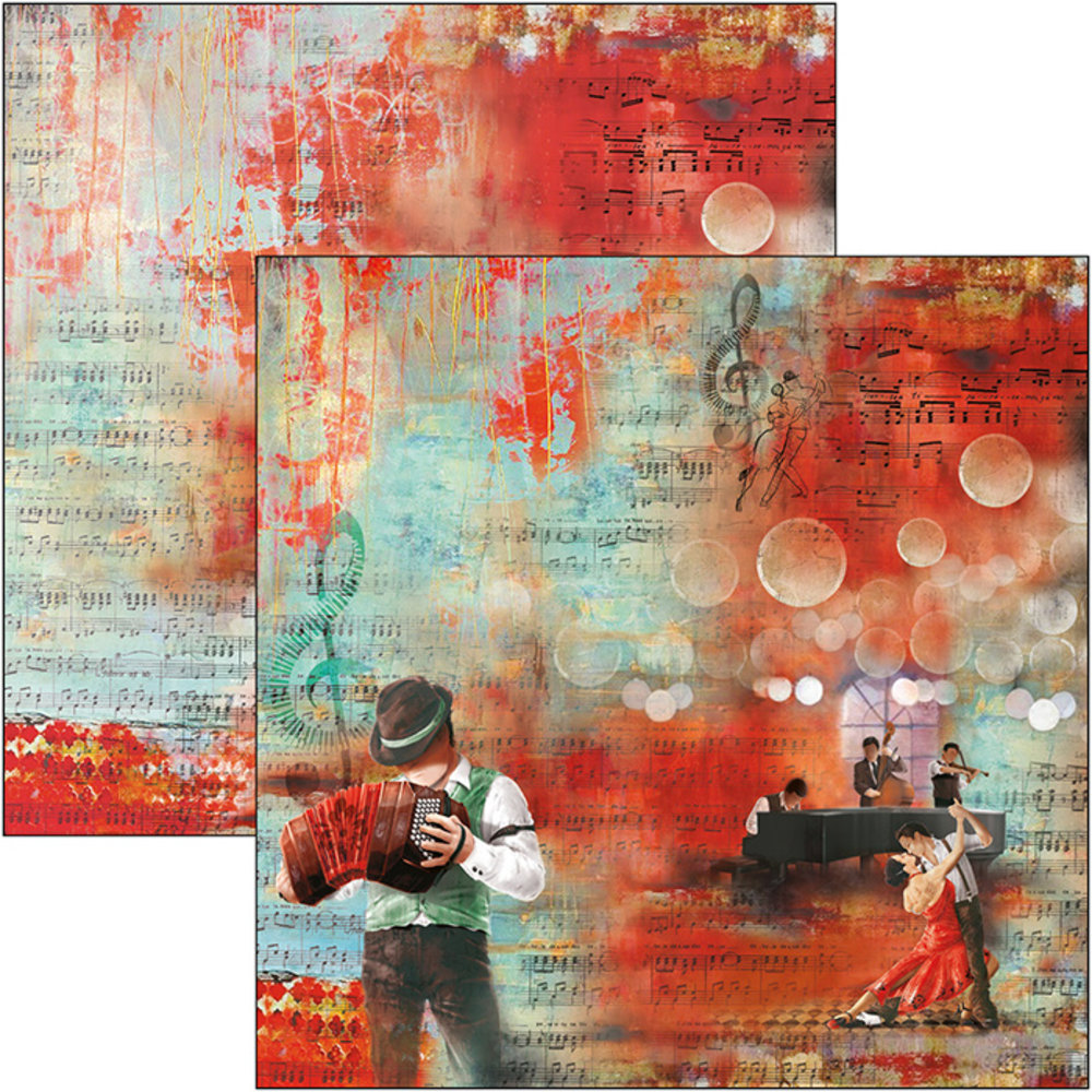 Ciao Bella Papercrafting Tango 6x6 Inch Paper Pad (CBQ029)