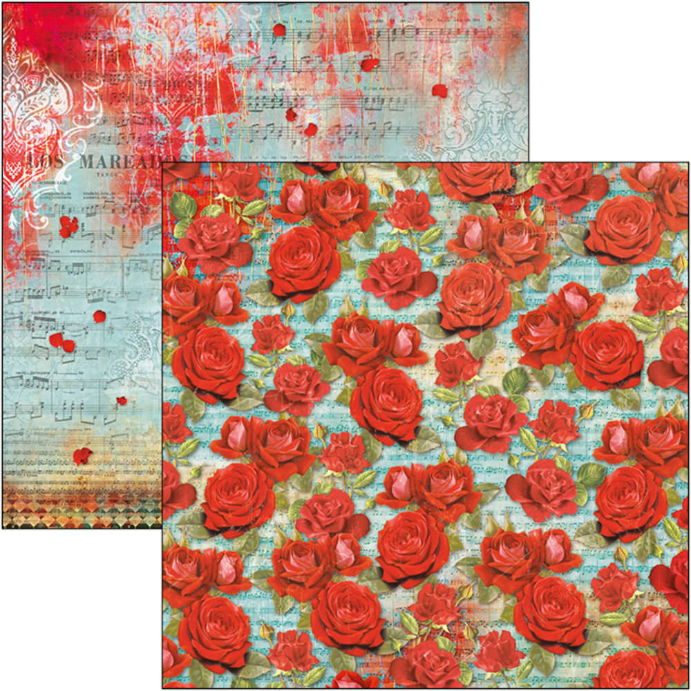 Ciao Bella Papercrafting Tango 6x6 Inch Paper Pad (CBQ029)