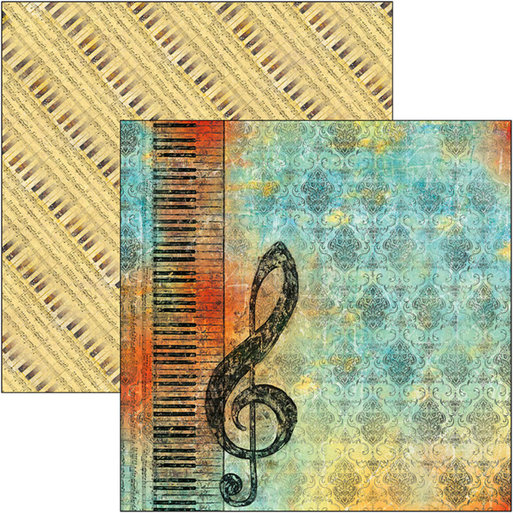 Ciao Bella Papercrafting Tango 6x6 Inch Paper Pad (CBQ029)