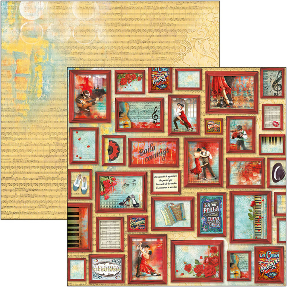 Ciao Bella Papercrafting Tango 6x6 Inch Paper Pad (CBQ029)