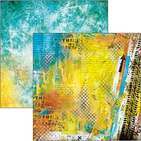 Ciao Bella Papercrafting Start Your Engines 12x12 Inch Patterns Pad (CBT031)