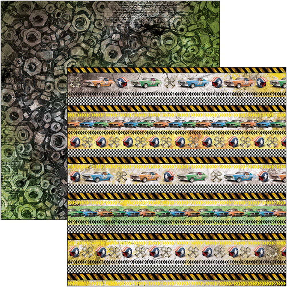 Ciao Bella Papercrafting Start Your Engines 6x6 Inch Paper Pad (CBQ031) Ciao Bella Papercrafting Start Your Engines 6x6 Inch Paper Pad (CBQ031)